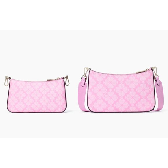 New Kate Spade Duet Spade Flower Small Crossbody Parisian Rose Multi - Picture 6 of 6